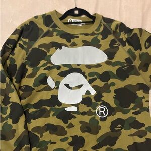 Bape Camouflage Crewneck Sweater